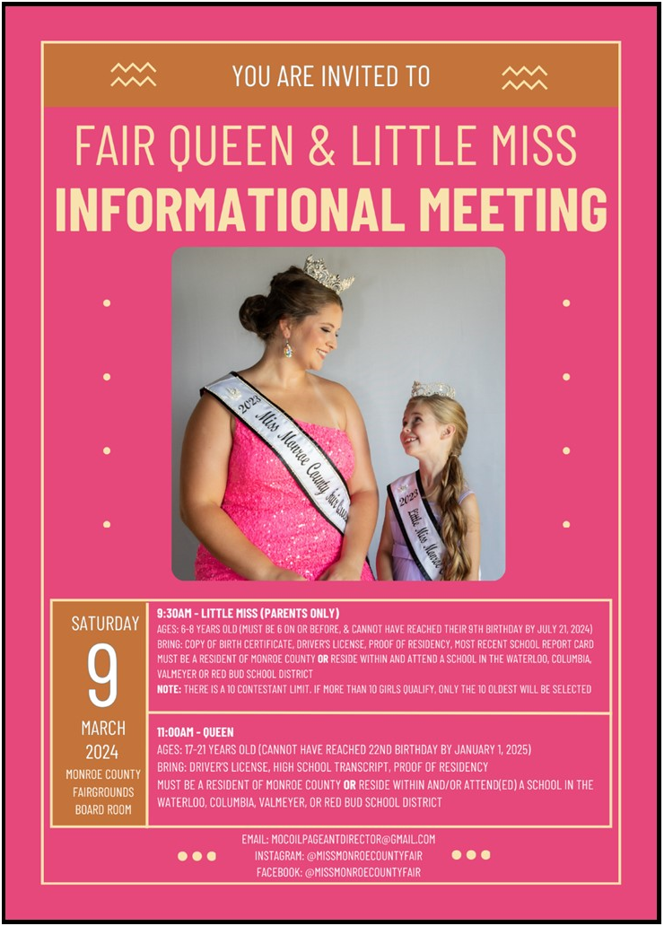 Queen Pagaent Info Meeting